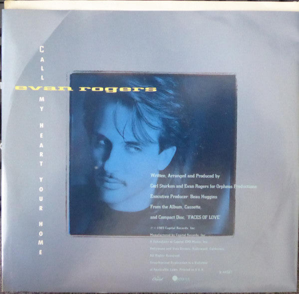 7" Single: Evan Rogers - Call My Heart Your Home