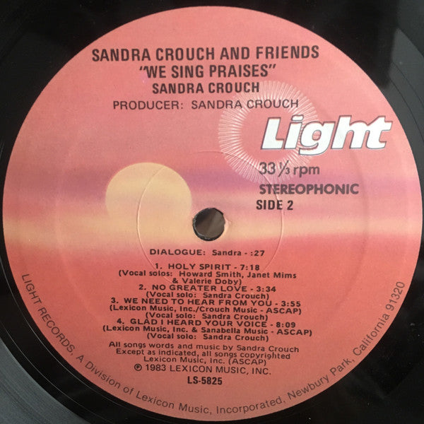 Sandra Crouch And Friends - We Sing Praises