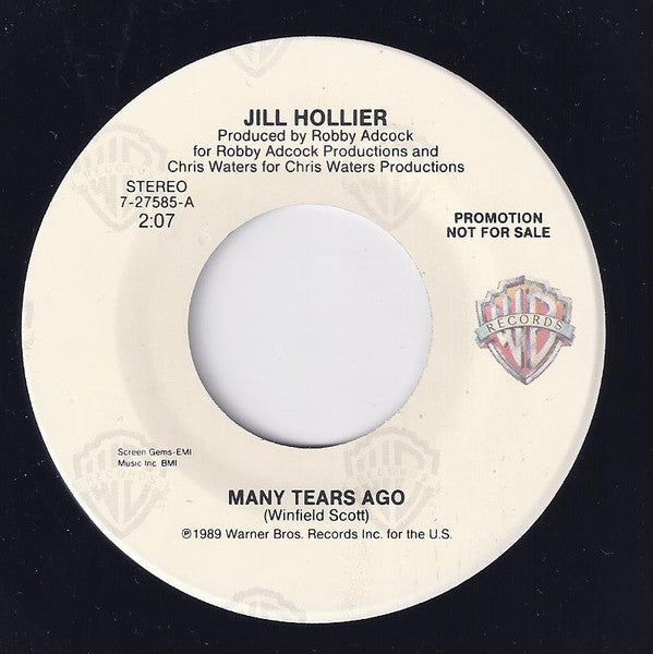 7" Single: Jill Hollier - Many Tears Ago