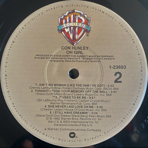 Con Hunley - Oh Girl