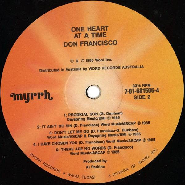 Don Francisco - One Heart At A Time