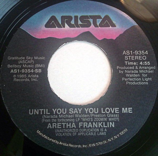 7" Single: Aretha Franklin - Freeway Of Love