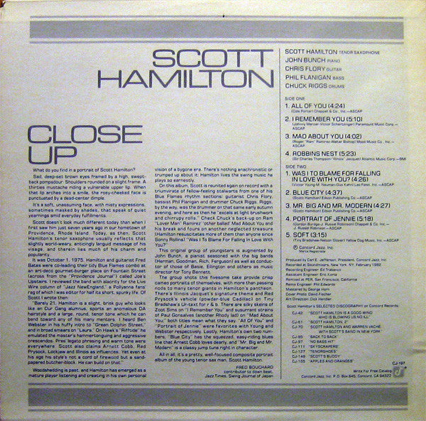 Scott Hamilton - Close Up