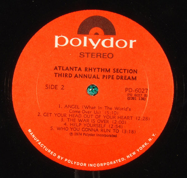 Atlanta Rhythm Section - Third Annual Pipe Dream