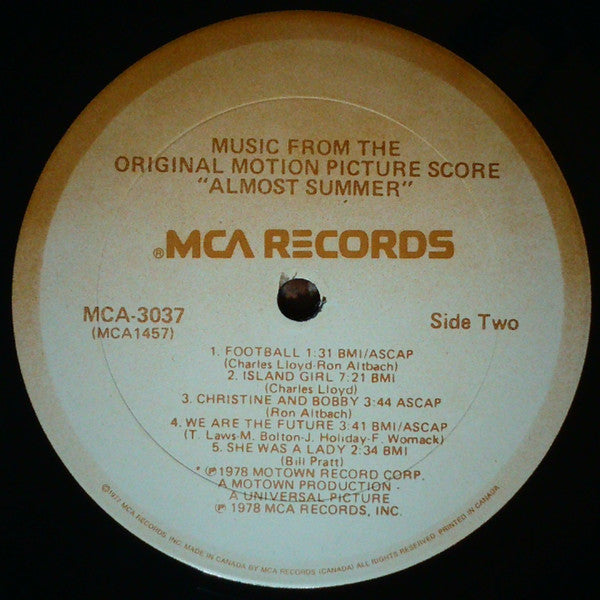 Various, Celebration - Almost Summer - Music From The Original Motion Picture Score