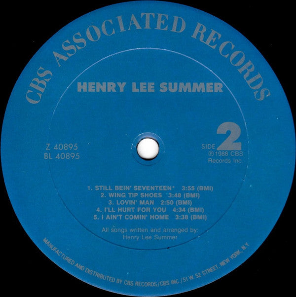 Henry Lee Summer - Henry Lee Summer