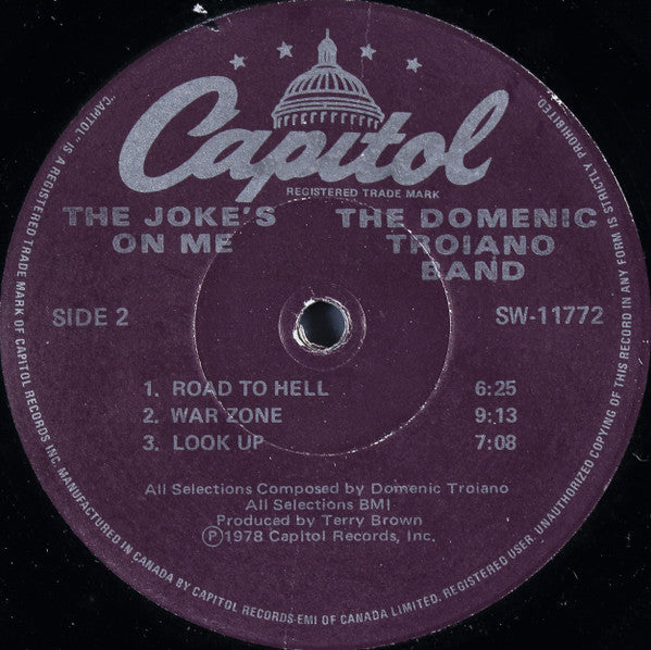 The Domenic Troiano Band - The Joke's On Me