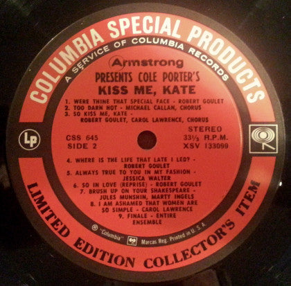 Various - Armstrong Presents Cole Porter's Kiss Me, Kate - Original ABC Television Sound Track