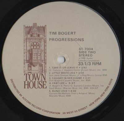 Tim Bogert - Progressions
