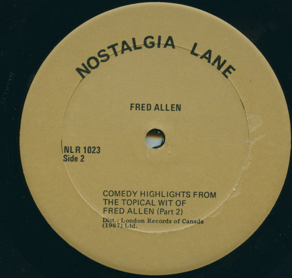 Fred Allen - The World Of Fred Allen