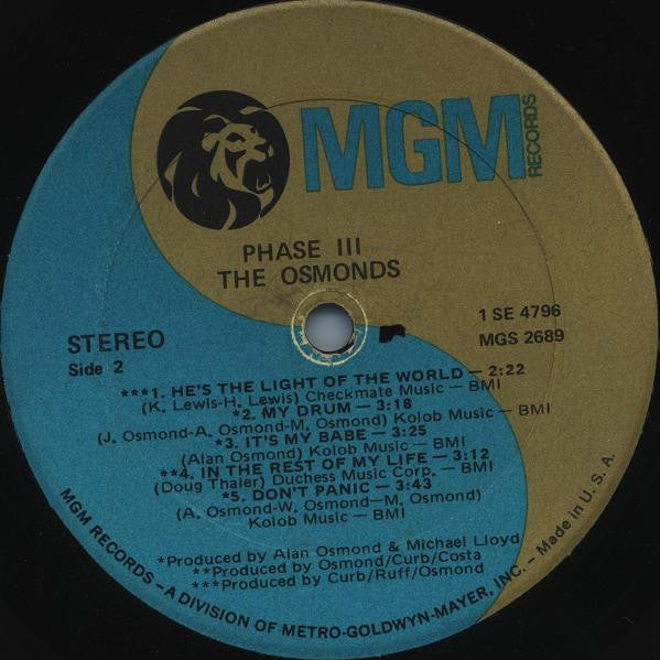 The Osmonds - Phase III