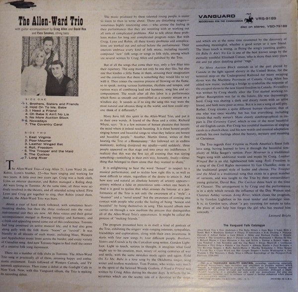 The Allen-Ward Trio - The Allen-Ward Trio