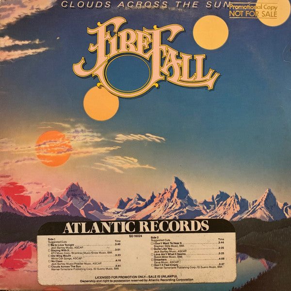 Firefall - Clouds Across The Sun