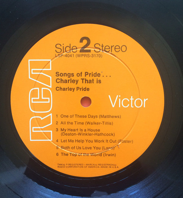 Charley Pride - Songs Of Pride...Charley That Is