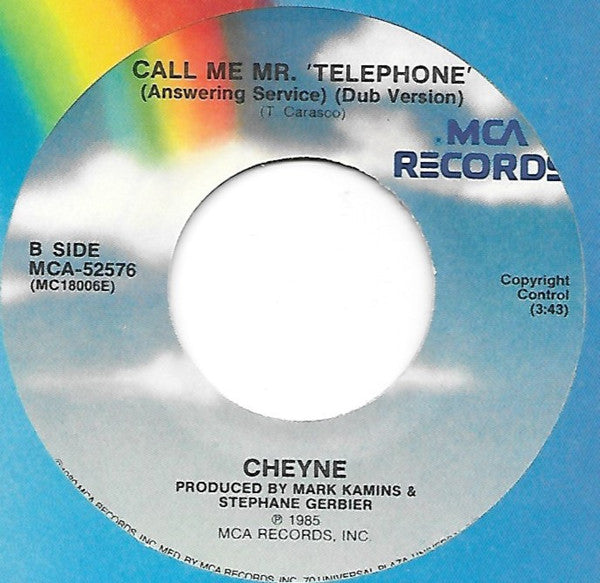 7" Single: Cheyne - Call Me Mr 'Telephone
