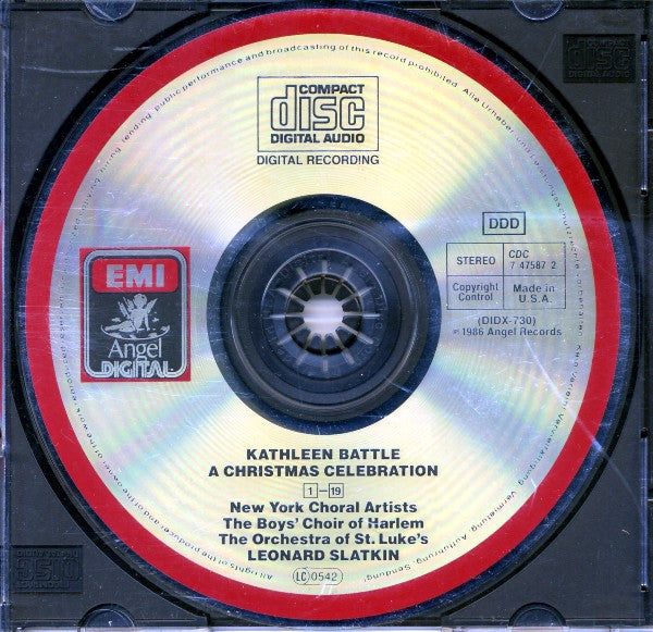 Kathleen Battle, New York Choral Artists, The Boys Choir Of Harlem, Orchestra Of St. Luke's, Leonard Slatkin - A Christmas Celebration