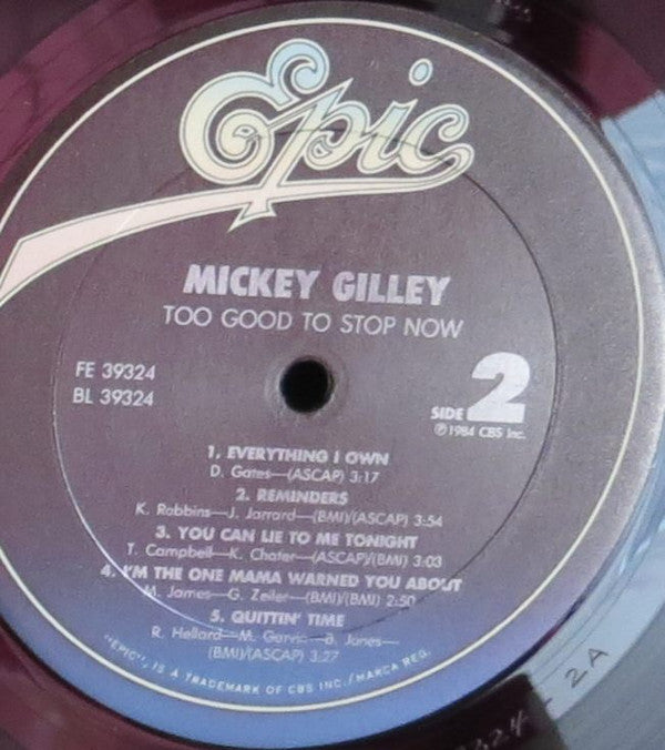 Mickey Gilley - Too Good To Stop Now