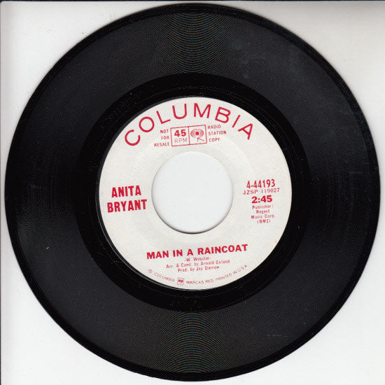 7" Single: Anita Bryant - Love Is (Everything You Are) / The Man In The Raincoat