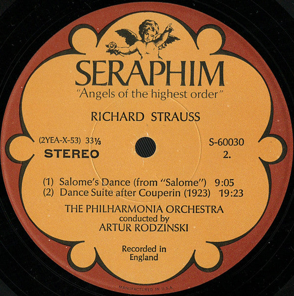 Richard Strauss, Philharmonia Orchestra, Artur Rodzinski - Death and Transfiguration / Dance of the Seven Veils (Salome) / Dance Suite after Couperin (1923)