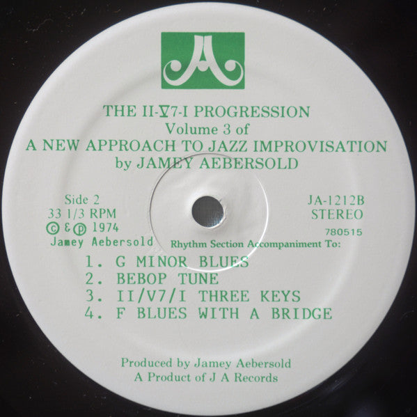 Jamey Aebersold - The II-V7-I Progression