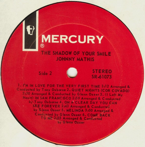 Johnny Mathis - The Shadow Of Your Smile