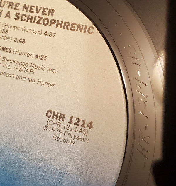 Ian Hunter - You're Never Alone With A Schizophrenic