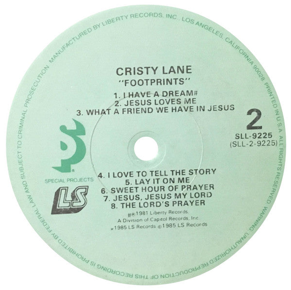 Cristy Lane - Footprints