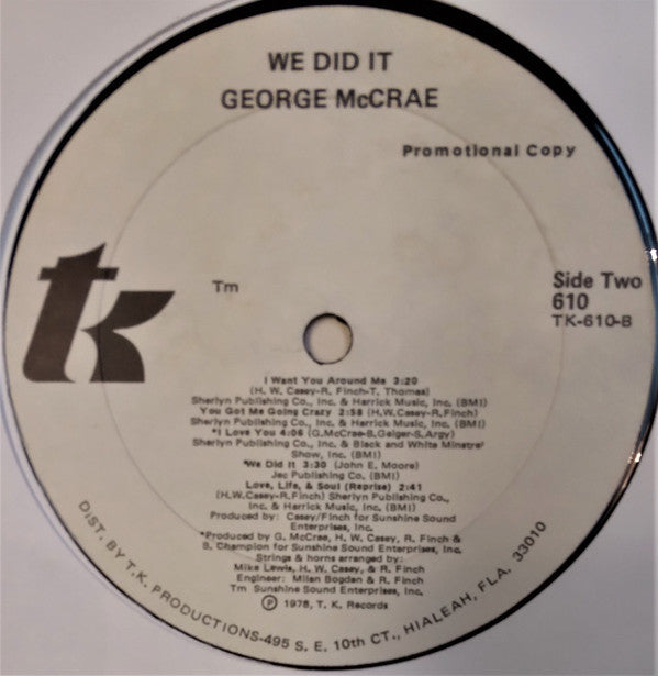 George McCrae - We Did It!