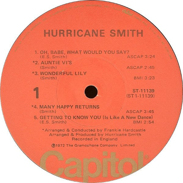 Hurricane Smith - Hurricane Smith