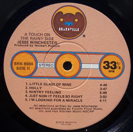 Jesse Winchester - A Touch On The Rainy Side