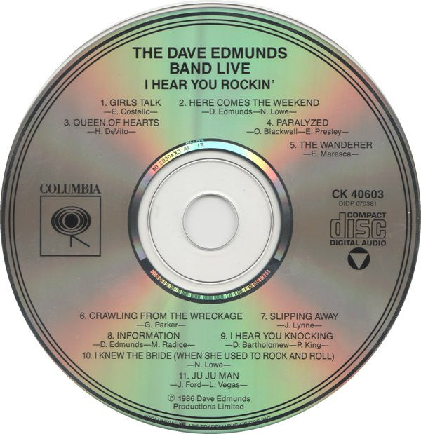 The Dave Edmunds Band - Live - I Hear You Rockin'