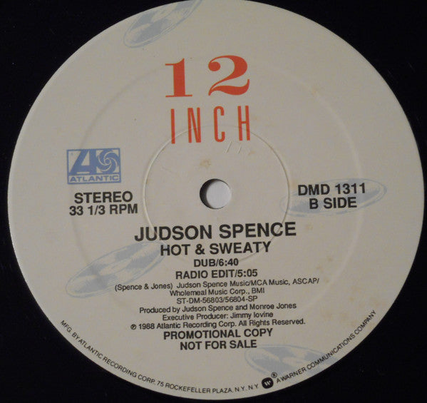 12" Single: Judson Spence - Hot & Sweaty