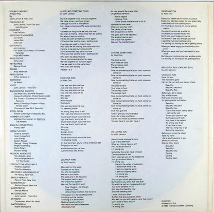 Double Fantasy - secondary