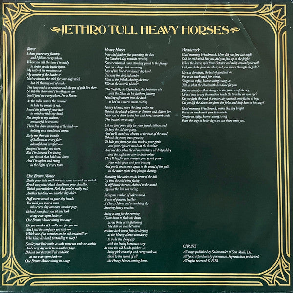 Heavy Horses - secondary