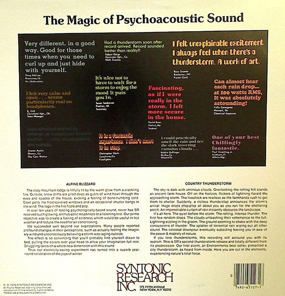 Environments Disc 11 (Alpine Blizzard / Country Thunderstorm) - secondary