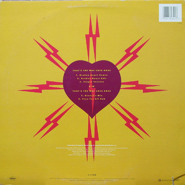 12" Single: Young MC - That's The Way Love Goes