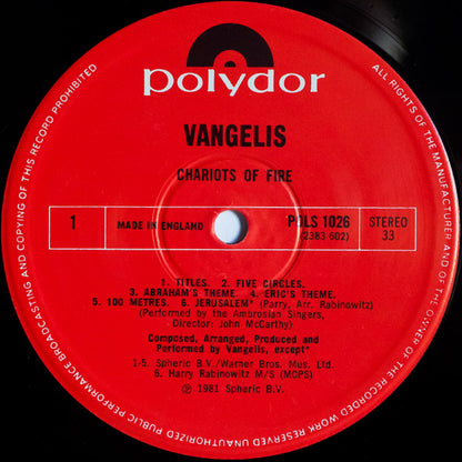 Vangelis - Chariots Of Fire