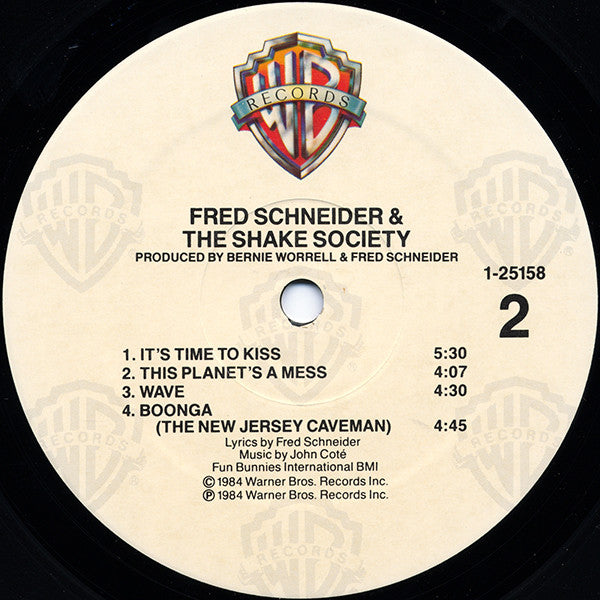 Fred Schneider & The Shake Society - Fred Schneider & The Shake Society