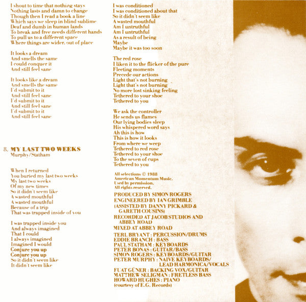 Peter Murphy - Love Hysteria
