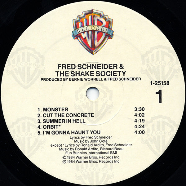 Fred Schneider & The Shake Society - Fred Schneider & The Shake Society