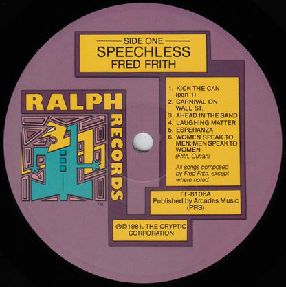 Speechless - secondary