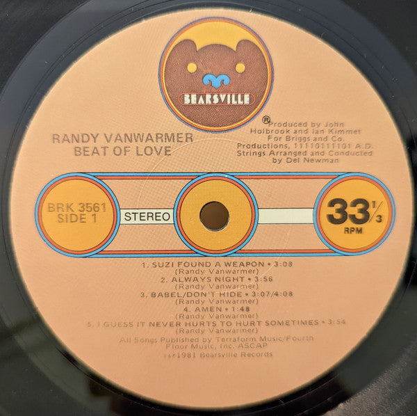 Randy Vanwarmer - Beat Of Love