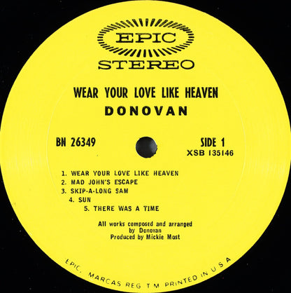 Wear Your Love Like Heaven - secondary