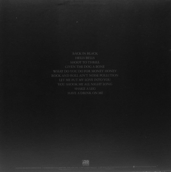 Back In Black - secondary