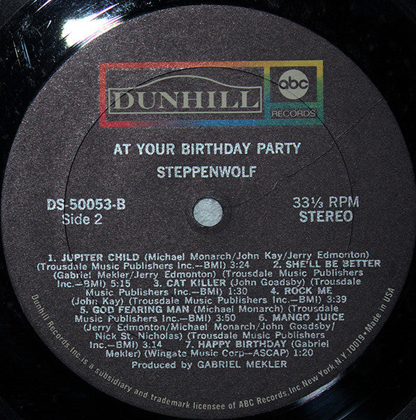 At Your Birthday Party - secondary