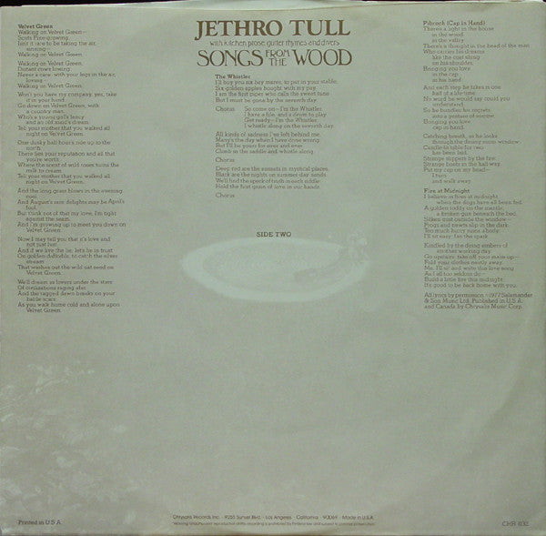 Jethro Tull - Songs From The Wood