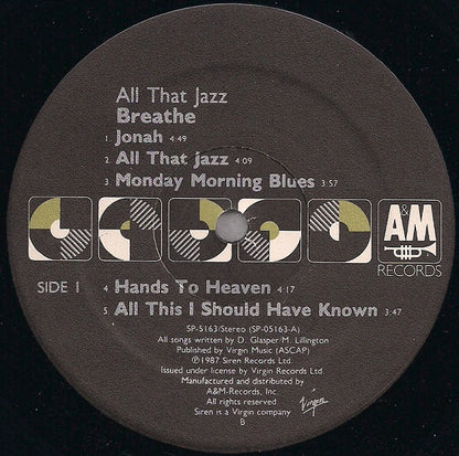 All That Jazz - secondary