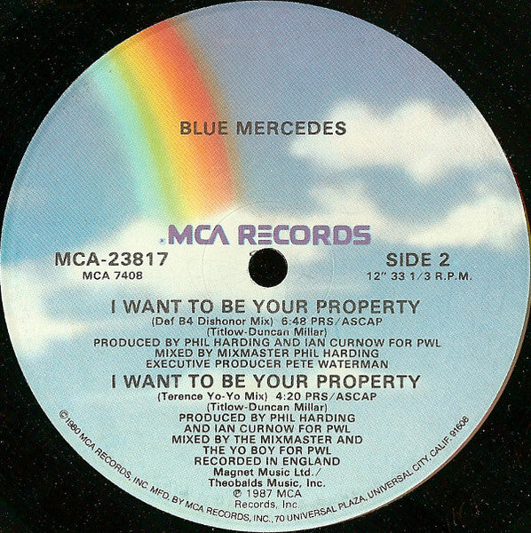 I Want To Be Your Property (DEF B4 Dishonour Mix) - secondary