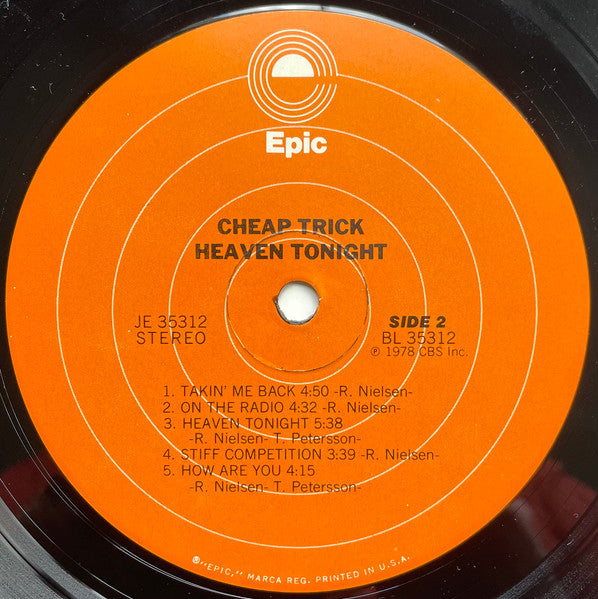 Heaven Tonight - secondary