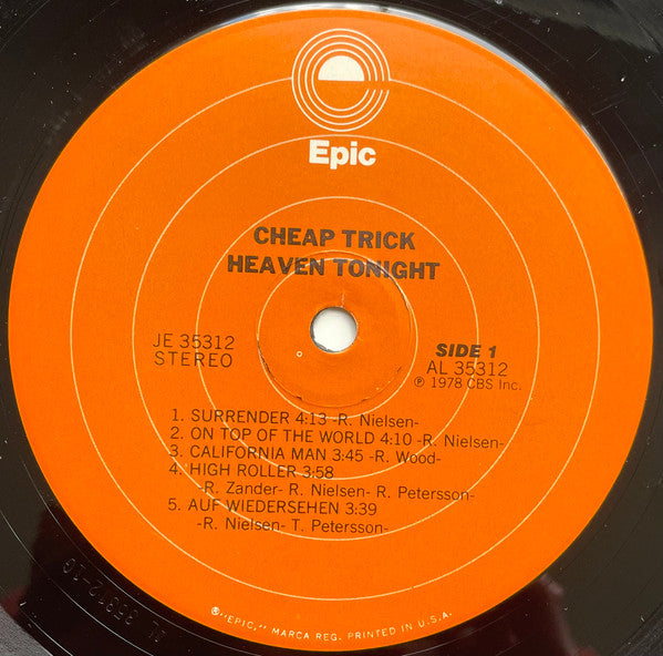 Heaven Tonight - secondary